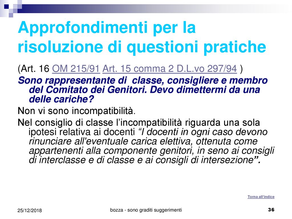 C O Gli Organismi Di Partecipazione Nella Scuola Il Consiglio Di